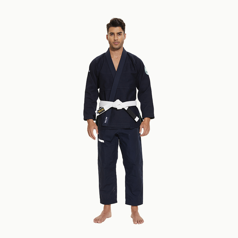 Factory Direct Großhandel benutzerfreundliche schwarze Uniform Judo-Gi Judo GI Brasilianer Jiu Jitsu Gi mit atmungsaktivem Stoff